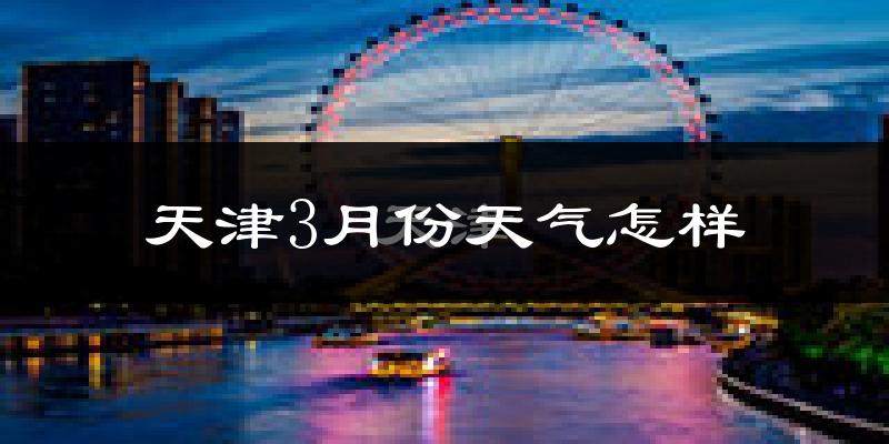天津3月份天气如何?冷吗?过去两年3月天气数据分析