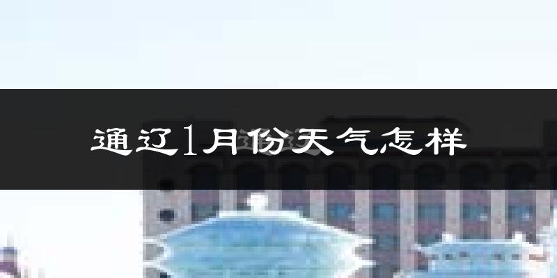 通辽市1月份天气如何?很冷吗?
