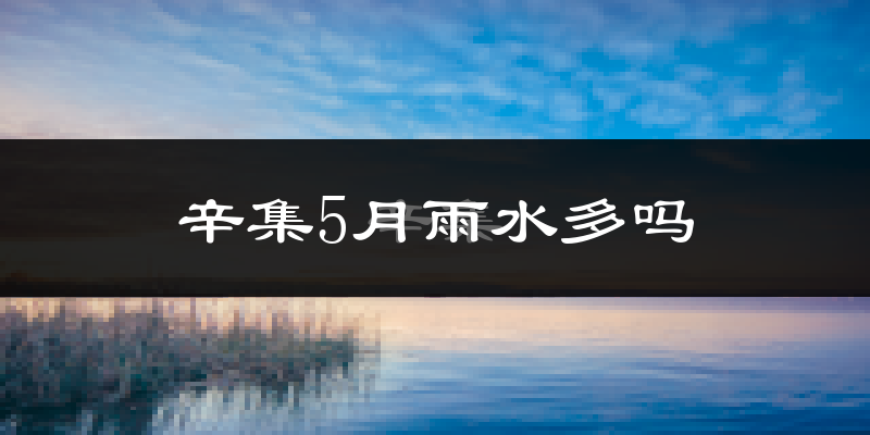 辛集5月雨水多吗?