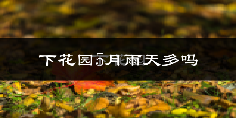 下花园5月雨天多吗?
