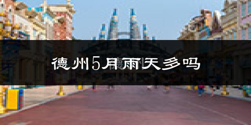 德州5月雨天多吗?