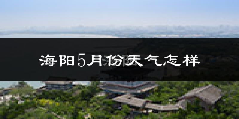 海阳市5月份天气如何?很热吗?