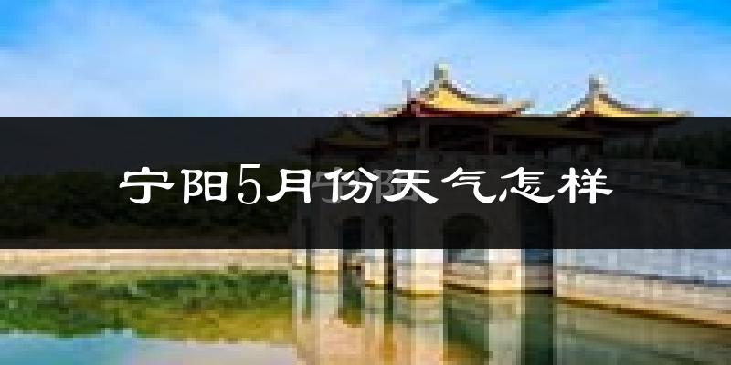 宁阳县5月份天气如何?很热吗?