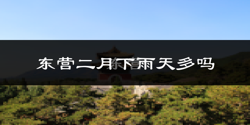 东营二月下雨天多吗?东营2月份降雨量多少?