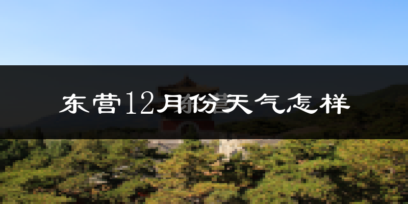 东营12月份天气怎样?东营十二月冷不冷?