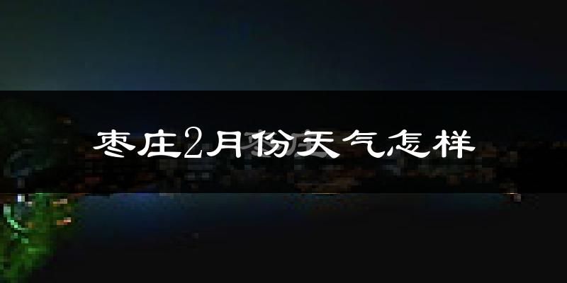 枣庄市2月份天气如何?冷吗?