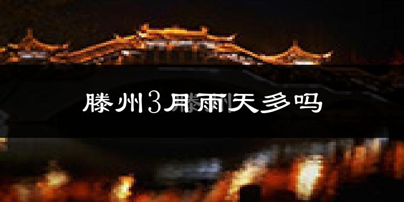 滕州3月雨天多吗?
