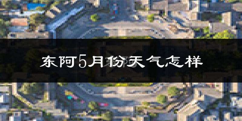东阿县5月份天气如何?很热吗?