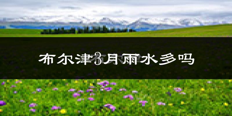 布尔津3月雨水多吗?