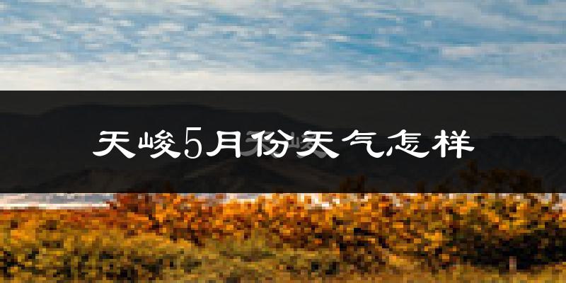 天峻县5月份天气如何?会很冷吗?