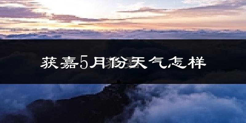 获嘉县5月份天气如何?很热吗?
