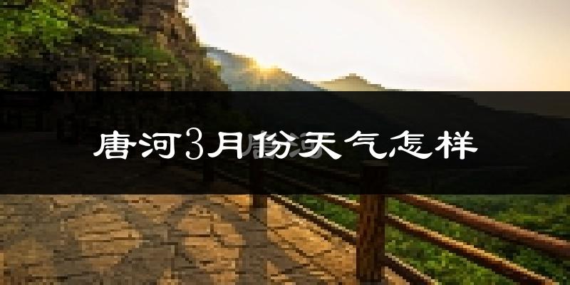 唐河县3月份天气如何?冷吗?