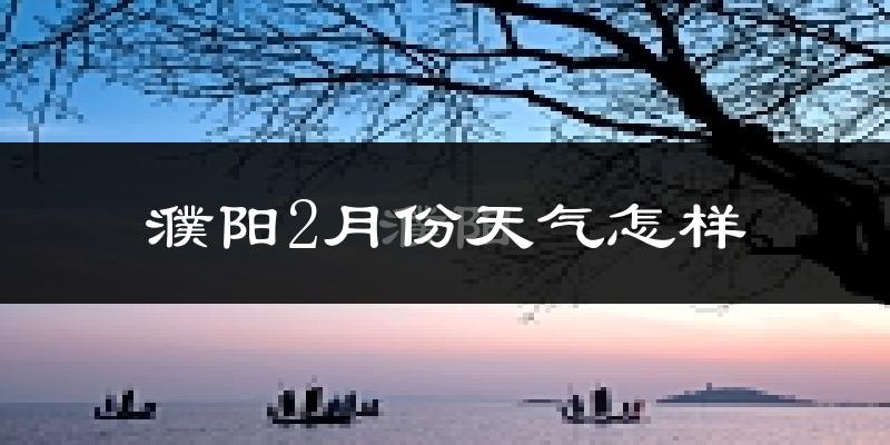 濮阳市2月份天气如何?冷吗?