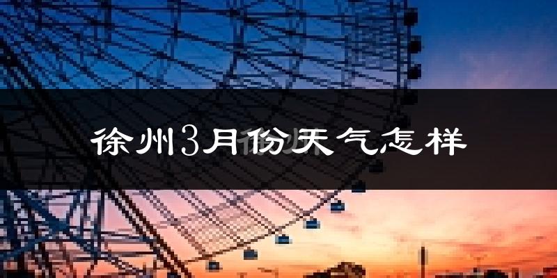 徐州3月份天气如何?冷吗?过去两年3月天气数据分析