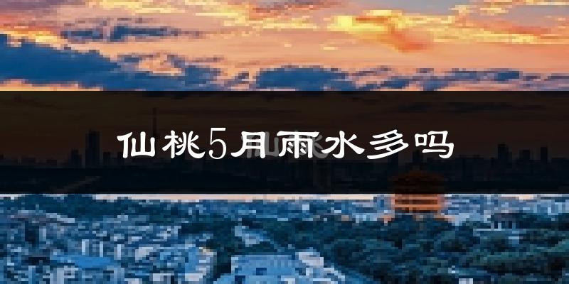 仙桃5月雨水多吗?