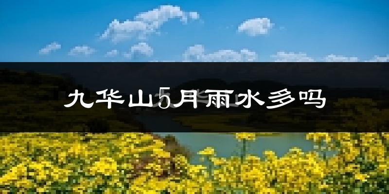 九华山5月雨水多吗?