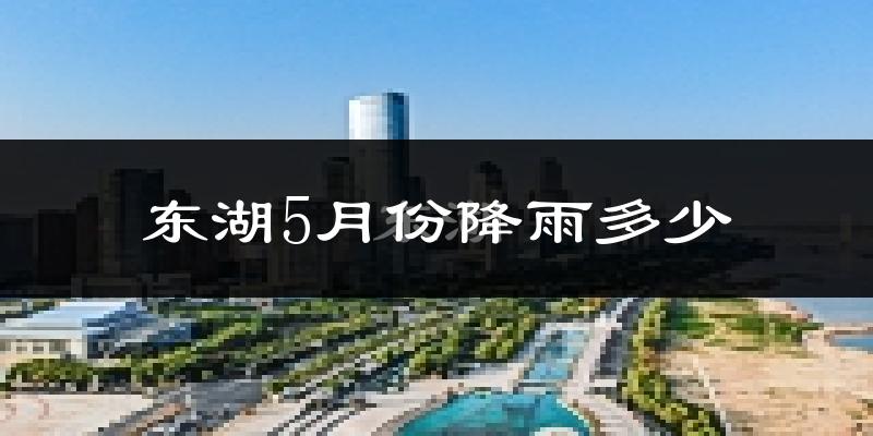 东湖5月份降雨多少?