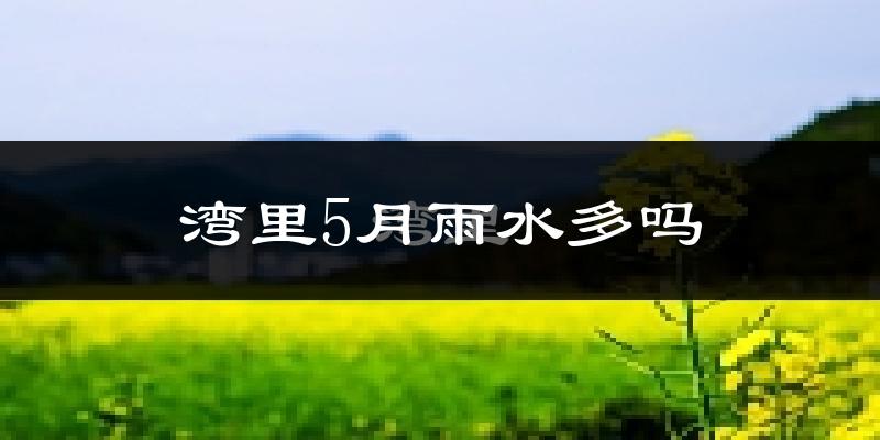 湾里5月雨水多吗?