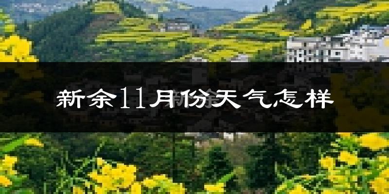 新余11月份天气怎样?新余十一月冷吗?
