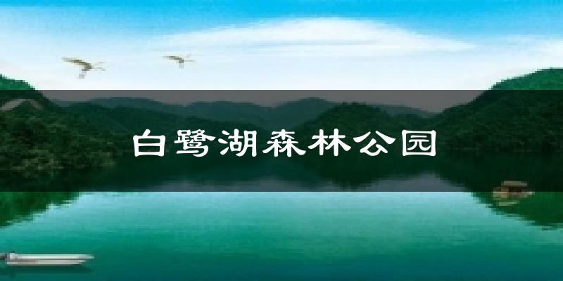 白鹭湖森林公园天气预报十五天