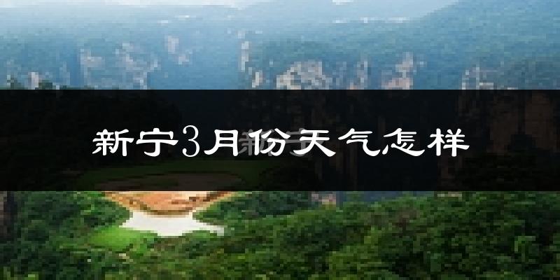 新宁县3月份天气如何?冷热变化大吗?