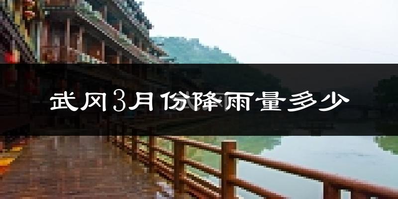 武冈3月份降雨量多少?武冈三月下雨多吗?