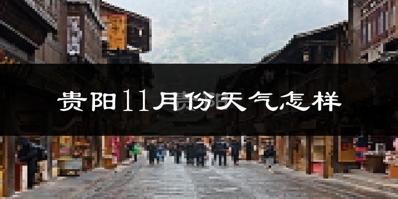 贵阳11月份天气怎样?贵阳十一月冷不冷?