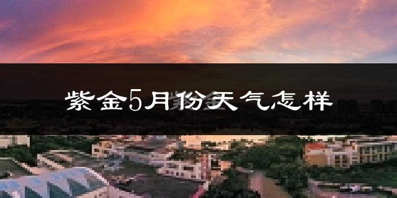紫金县5月份天气如何?很热吗?
