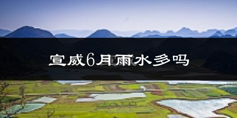 宣威6月雨水多吗?