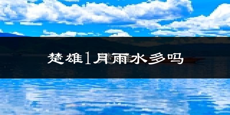 楚雄1月雨水多吗?