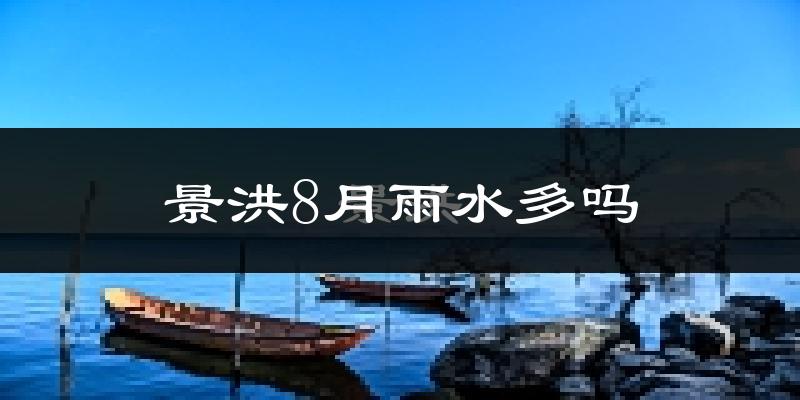 景洪8月雨水多吗?