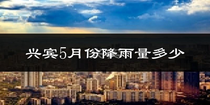 兴宾5月份降雨量多少?兴宾五月下雨多吗?