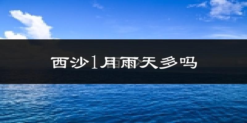 西沙1月雨天多吗?